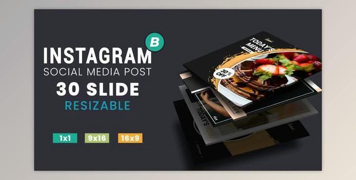 Instagram Post Fashion & Food (Videohive 32182221) - AE Project