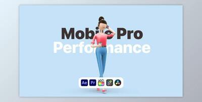 Explainer Girl Walking & Talking (Videohive 50622974) - AE Project