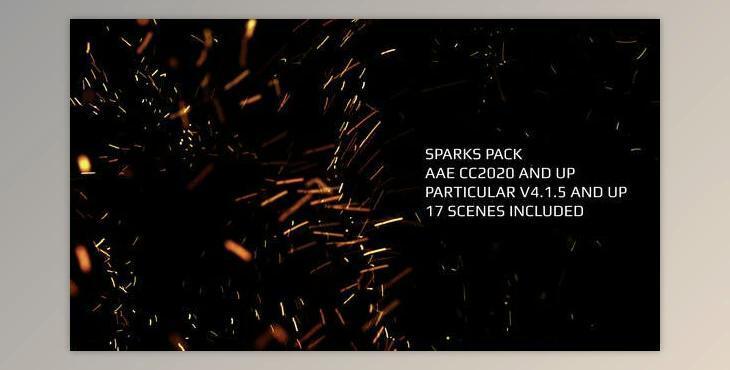 Trapcode Particular - Sparks (Videohive 33219531) - AE Project