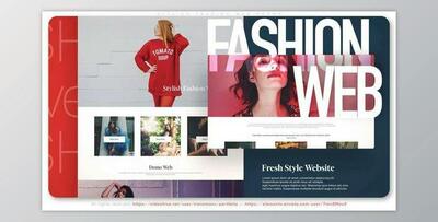 Stylish Fashion Web Promo (Videohive 50315813) - AE Project