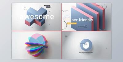 Object Abstract 3d Intro V 3.0 (Videohive 40104108) - AE Project