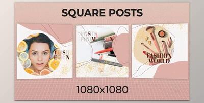 Square Posts (Motionarray 903492) - AE Project