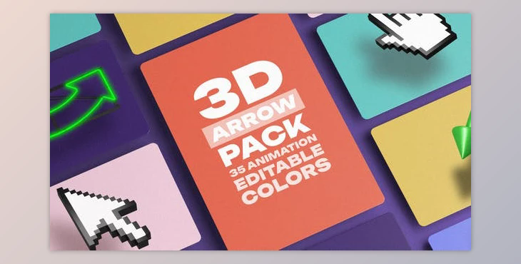 3D Arrow Pack (Videohive 45423598) - AE Project
