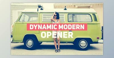 Modern Dynamic Opener (Videohive 19406184) - AE Project