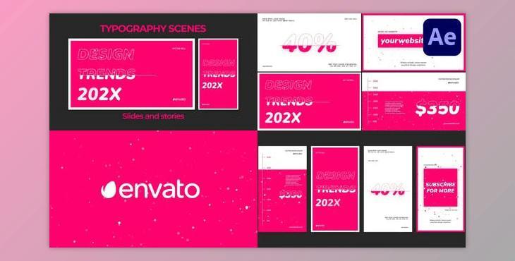 Dynamic Typography Scenes for After Effects (Videohive 52996344) - AE Project