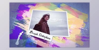 Brush Slideshow (Videohive 37096401) - AE Project