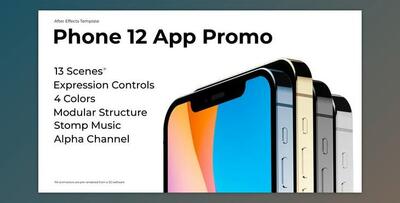 App Promo - Phone 12 Pro (Videohive 31813688) - AE Project