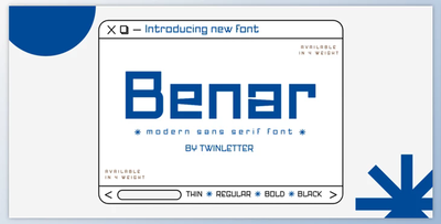 Benar Font Family