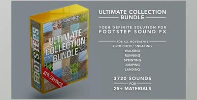 Footsteps Sound FX – Ultimate Collection Bundle v5.1