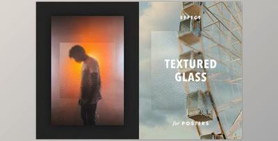 Textured Glass Effect for Posters CreativeMarket - 7224613