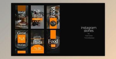 Food Instagram Stories (Videohive 50791267) - AE Project
