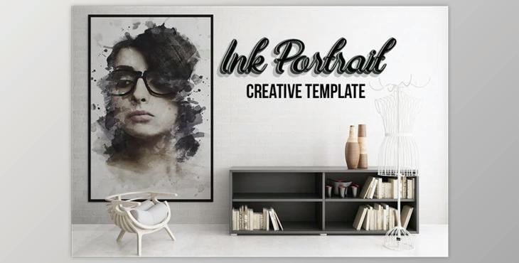 Ink Portrait – Creative Template By Creative Supplies Co.