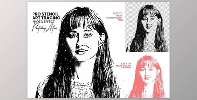 Pro Stencil Art Tracing Action - 91884259