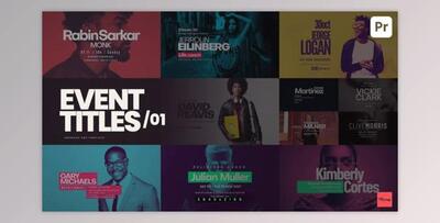 Event Titles 01 (Videohive 34274575)