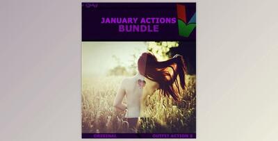 Graphicriver – January Photoshop Actions Bundle 14835548