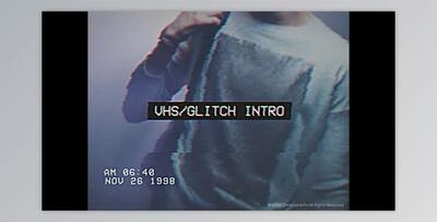 VHS Glitch Intro (Videohive 23005857) - AE Project