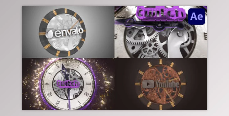 Clock Transition Holidays for After Effects (Videohive 49674031) - AE Project