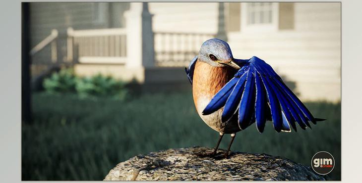 Unreal Engine Characters Animalia - Bluebird v4.20-4.27, 5.0-5.3