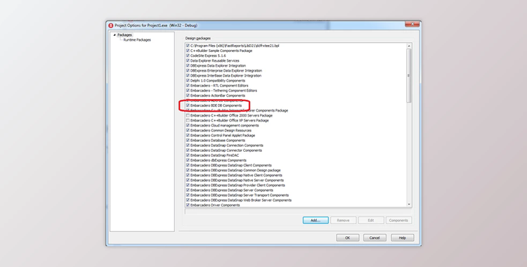 BDE Installer for RAD Studio XE7 - 11 Alexandria Full Source