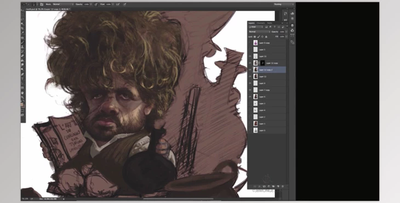 Creating Tyrion Lannister by Jean Baptiste Monge in Photoshop