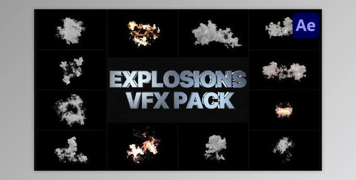 VFX Explosions for After Effects (Videohive 36064559) - AE Project