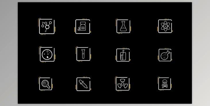 Science Icons – Motionarray 782224