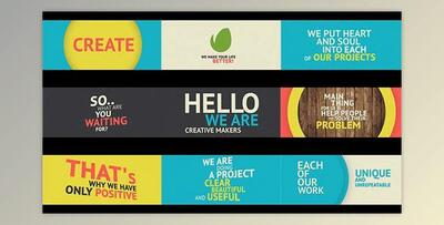 Kinetic Typo - Short Intro (Videohive 9128214) - AE Project