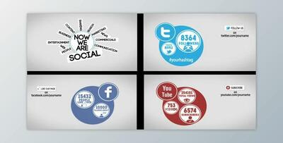 Promote Yourself with Social Media Networks (Videohive 2092399) - AE Project