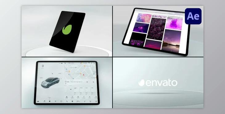 Clean Tablet Presentation for After Effects (Videohive 48523100) - AE Project