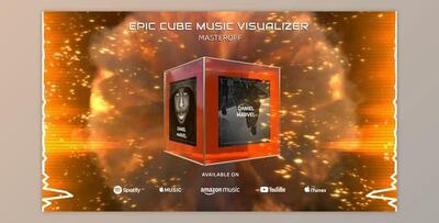 Epic Cube Music Visualizer (Videohive 38070925) - AE Project
