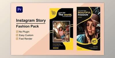 Fashion Instagram Stories Mogrt 05 (Videohive 33537775)