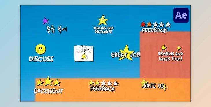 Reviews And Rates Titles for After Effects (Videohive 47865346) - AE Project