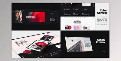 Minimalistic Website Promo (Videohive 29234487) - AE Project