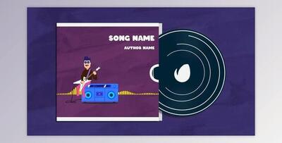 Guitar Player Music Visualizer (Videohive 33043128) - AE Project