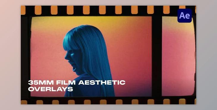 35mm Film Aesthetic Overlays (Videohive 51938245) - AE Project