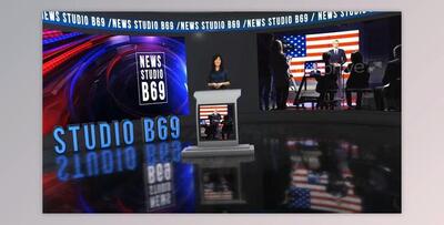 News Studio B69 (Videohive 28031091) - AE Project