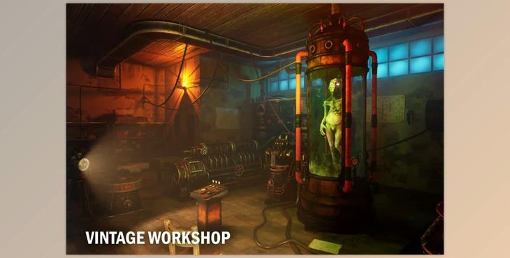 Unity Asset - Vintage workshop I v1.0