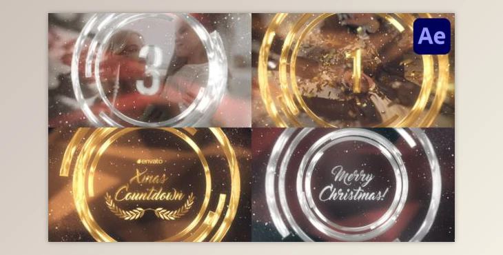 New Year And Christmas Countdown for After Effects (Videohive 49481401) - AE Project