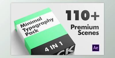Videohive Minimal Typography Pack 37400161