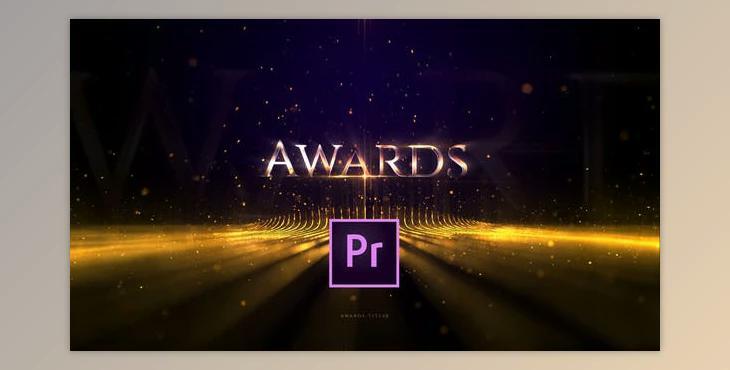 Awards Titles Golden Lines (Videohive 23601050)