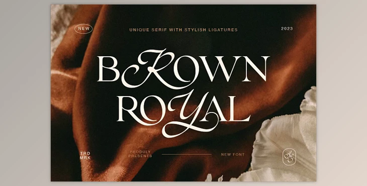 Brown Royal - Stylish Ligature Font