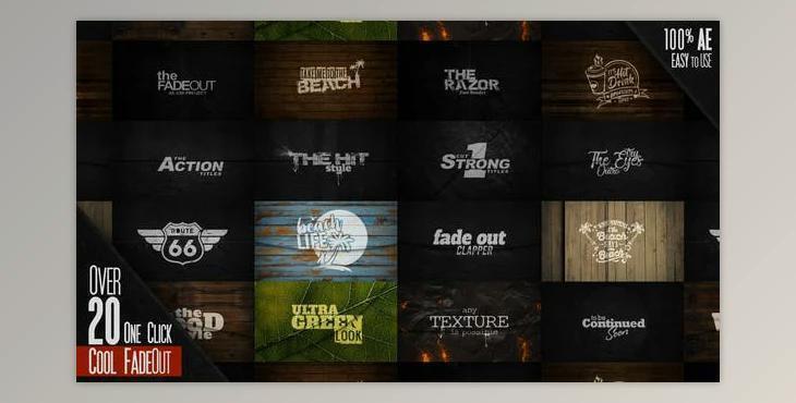Cool Fade Out KIT (Videohive 34326922) - AE Project