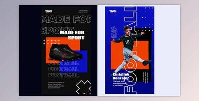 Football Sport Stories Instagram (Videohive 33485432) - AE Project