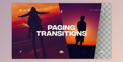 Paging Transitions (Videohive 38693917) - AE Project