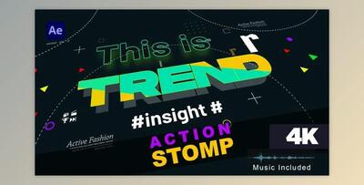Stomp – Action Typography (Videohive 40108175) - AE Project