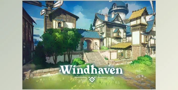 Unity Asset - WindHaven - Stylised Fantasy Town - URP v1.0