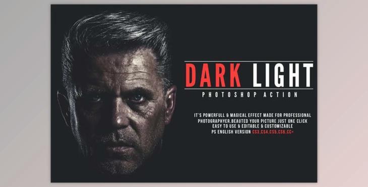 Dark Light Photoshop Action By Creative Creator (ATN)
