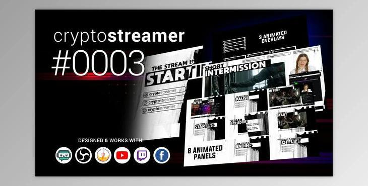 CryptoStreamer #0003 (Videohive 31450569) - AE Project