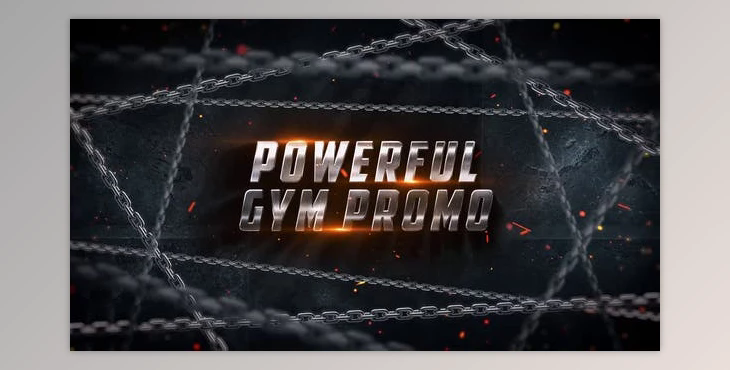 Powerful Gym Promo (Videohive 46563356) - AE Project