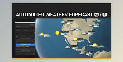Automated WEATHER Forecast – WORLD Weather (Videohive 49477134) - AE Project